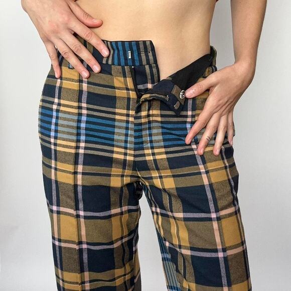 Urban outfitters plaid cropped capri - Picture 4 of 7